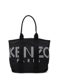 Черная нейлоновая большая сумка от Kenzo