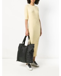 Черная нейлоновая большая сумка от Rains