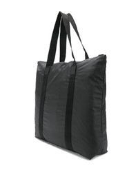 Черная нейлоновая большая сумка от Rains