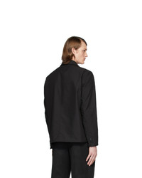 Мужская черная нейлоновая куртка-рубашка от Neil Barrett