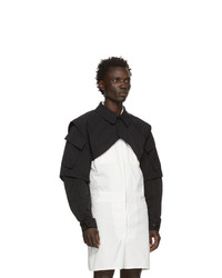 Мужская черная нейлоновая куртка-рубашка от Random Identities