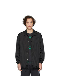 Мужская черная нейлоновая куртка-рубашка от Han Kjobenhavn
