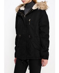 Женская черная парка от Alcott