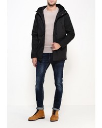 Мужская черная парка от Alcott