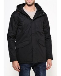Мужская черная парка от Alcott