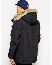 Мужская черная парка от Carhartt