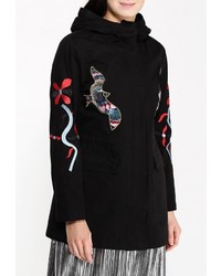 Женская черная парка от B.Style