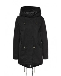 Женская черная парка от B.Style