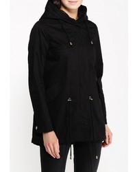 Женская черная парка от B.Style