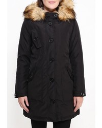 Женская черная парка от B.Style