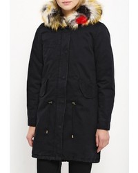 Женская черная парка от B.Style