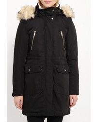 Женская черная парка от B.Style