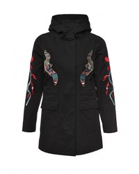 Женская черная парка от B.Style