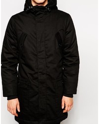 Мужская черная парка от Wesc