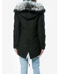 Женская черная парка от Mr & Mrs Italy