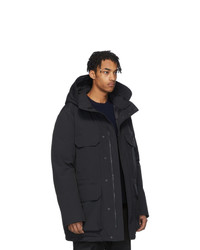 Мужская черная парка от Kanuk