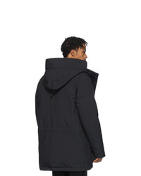 Мужская черная парка от Kanuk