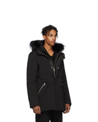 Мужская черная парка от Mackage