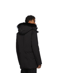 Мужская черная парка от Mackage