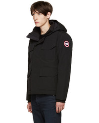 Мужская черная парка от Canada Goose