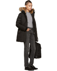 Женская черная парка от Mackage