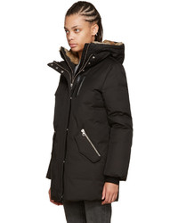 Женская черная парка от Mackage