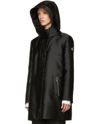 Женская черная парка от Moncler Gamme Rouge