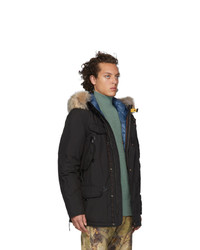 Мужская черная парка от Parajumpers