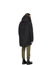 Мужская черная парка от Parajumpers