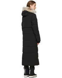 Женская черная парка от Canada Goose
