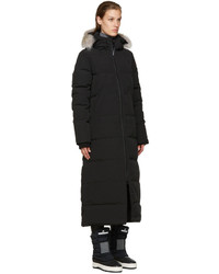Женская черная парка от Canada Goose