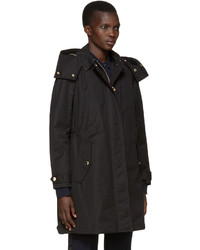 Женская черная парка от Burberry