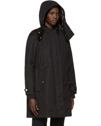 Женская черная парка от Burberry