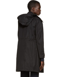 Женская черная парка от Burberry
