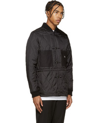 Мужская черная парка от Diesel
