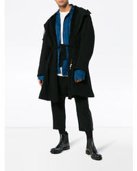 Мужская черная парка от Ann Demeulemeester