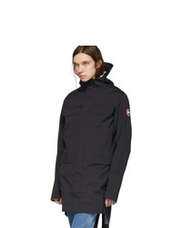 Мужская черная парка от Canada Goose
