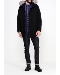 Мужская черная парка от Boss Orange