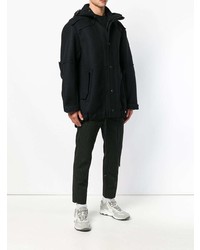 Мужская черная парка от Lanvin