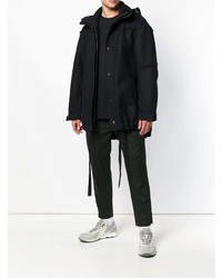 Мужская черная парка от Lanvin