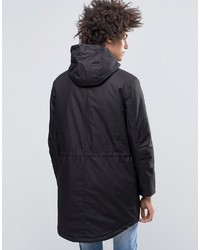 Мужская черная парка от Cheap Monday