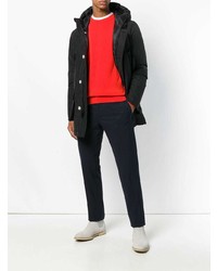 Мужская черная парка от Woolrich