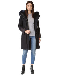 Женская черная парка от Soia & Kyo