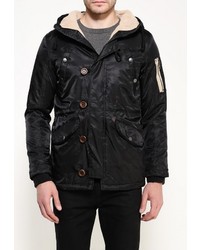 Мужская черная парка от Chromosome