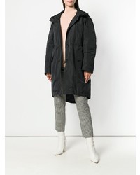 Женская черная парка от Jil Sander Navy