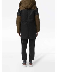 Мужская черная парка от Burberry