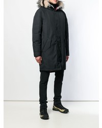 Мужская черная парка от Moose Knuckles