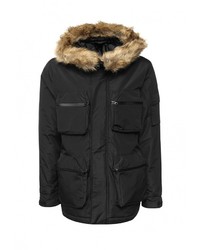 Мужская черная парка от D-struct