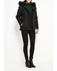 Женская черная парка от Desigual