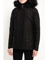 Женская черная парка от Desigual